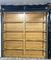 Grilla de aluminio de madera de grano elegante cerco tablas de sección puertas de garaje proveedor