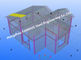 El diseño modular prefabricó la construcción rápidamente montada estructural de la fabricación del acero proveedor
