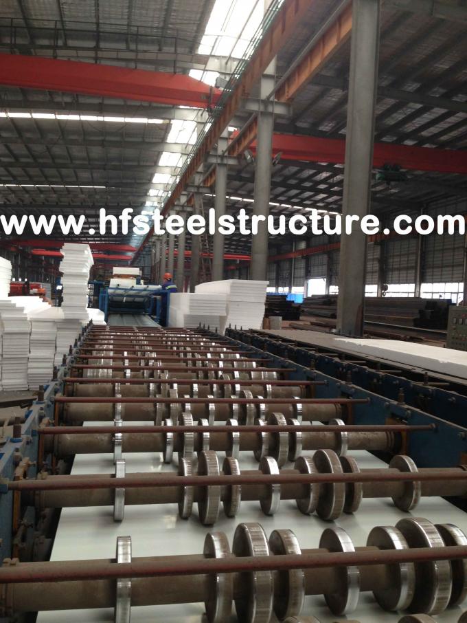 Hojas industriales ligeras de la techumbre del metal para el taller de la vertiente del acero 10