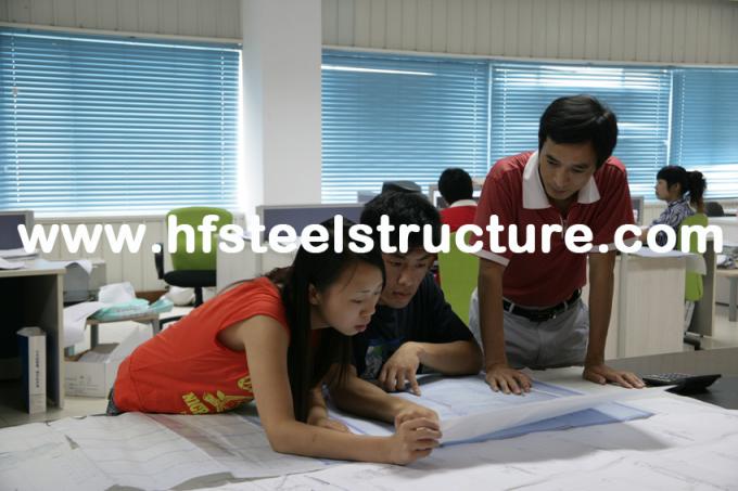 Ayudas estructurales de las fabricaciones prefabricadas del acero estructural del hangar y de la vertiente 1