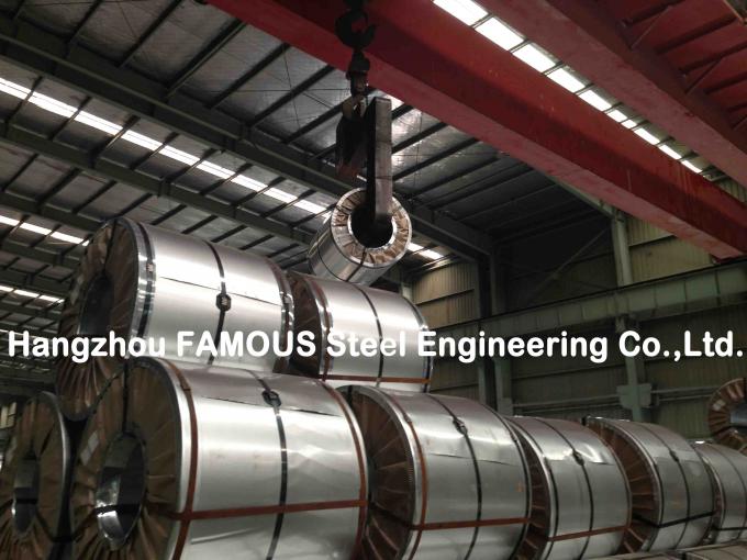 Bobina de acero galvanizada caliente ASTM 755 para la hoja de acero acanalada 9