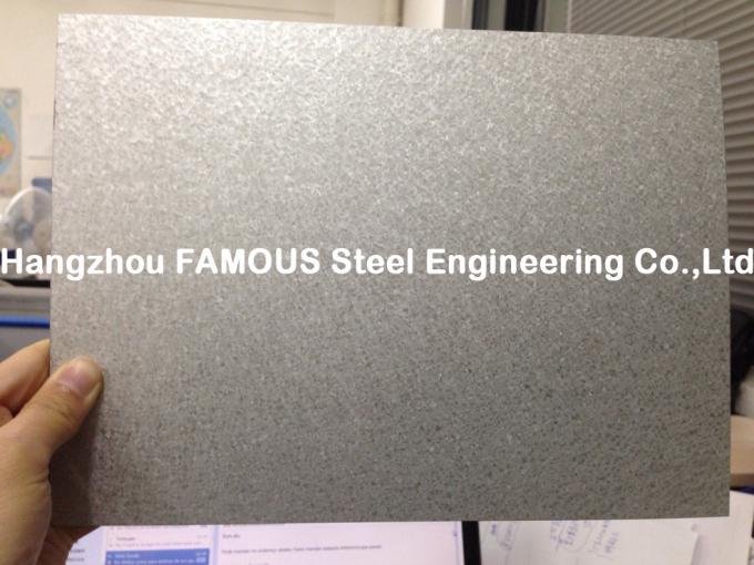 Bobina de acero galvanizada caliente ASTM 755 para la hoja de acero acanalada 2