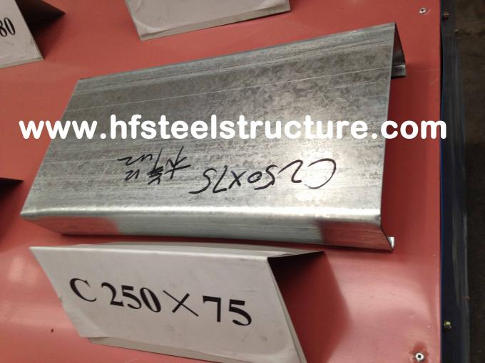 Correas de acero galvanizadas C del material de construcción del acero estructural y acero de la correa de Z 4