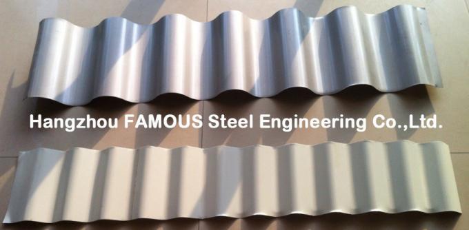 La techumbre revestida del metal del color cubre Customzied para la estructura de acero 1