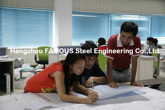 Taller de acero prefabricado de los diseños de ingeniería estructurales arquitectónicos eficientes de Prelim 1