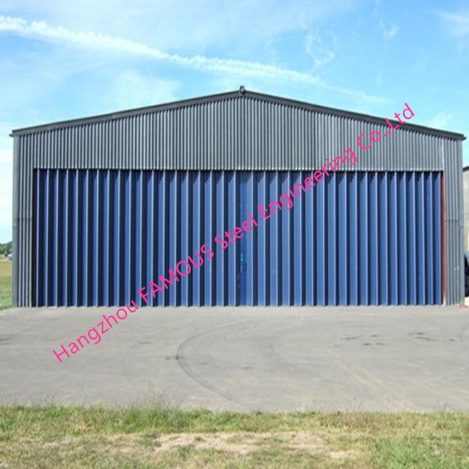Hojas seccionales con bisagras vertical triangular estable de la puerta del sello que doblan resbalando puertas del hangar 0