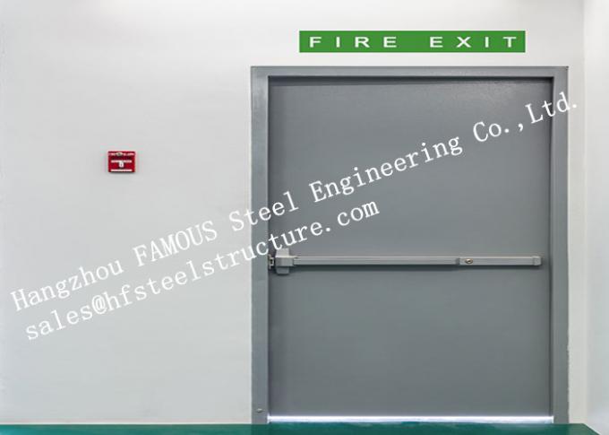 Puertas industriales resistentes al fuego de acero residenciales del garaje con teledirigido 0