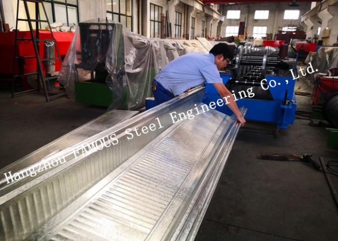 Hoja de acero galvanizada modificada para requisitos particulares Comflor 80 del Decking cubierta de piso compuesta equivalente del metal 60 210 0
