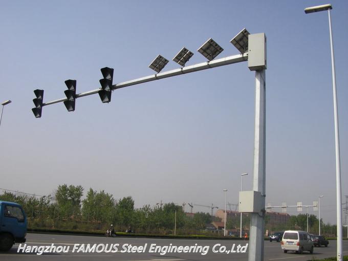 Estructura de la señal de tráfico Q345 para los sistemas de vigilancia y las cámaras del tráfico 3