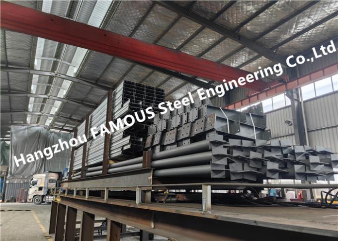 Edificios industriales prefabricados Q345b Warehouse de la estructura de acero 0