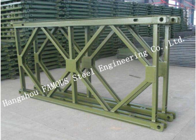 Acero Bailey Bridge Prefabricated Galvanized 200# TSR Q345B de 10 sistemas 0