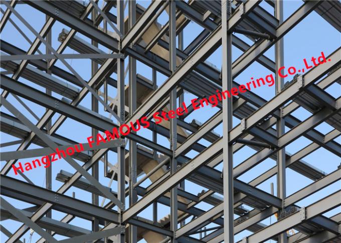 Edificios modificados para requisitos particulares ISO9001 de Warehouse del taller de la estructura de acero de Q355B 0