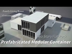 Casa de contenedores prefabricada de 20 pies fácil de ensamblar Casa modular