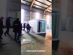 Casa de contenedores prefabricada de 20 pies fácil de ensamblar Casa modular