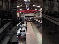 H Estrutura de acero soldada con vigas Fabricación grúa de pista de aterrizaje