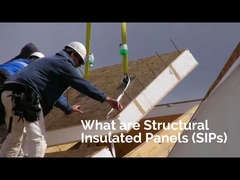 Los paneles SIP aislados de pared de sandwich de OSB EPS PU XPS PIR