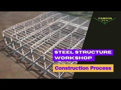 Taller de construcción de componentes prefabricados de estructuras de acero para el mercado africano
