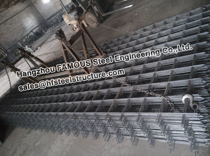 Losas de tierra comerciales de la malla cuadrada de acero prefabricada industrial 0